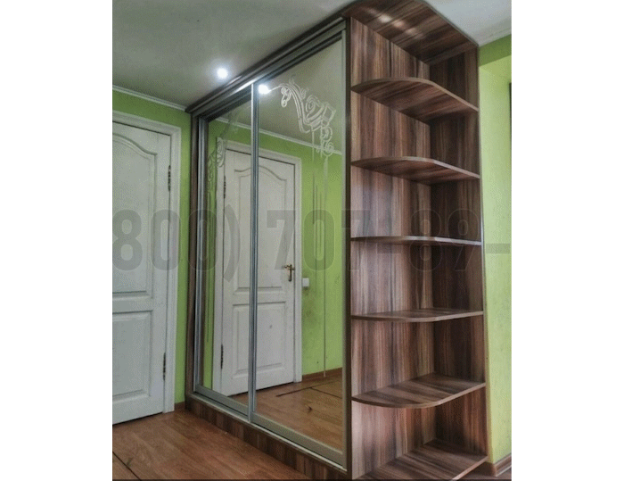 Шкаф с пескоструйным рисунком в Апрелевке